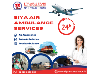 Siya Air Ambulance Service in Patna - You Can Shift Anyone by the Medical Aircraft with a Complete Solution