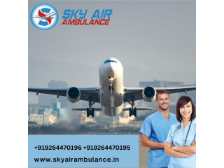 Obtain Sky Air Ambulance from Patna with Fabulous Medical Assistance