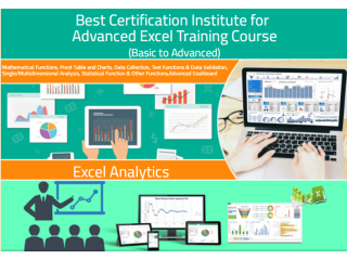 Excel Training Course in Delhi, 110085. Best Online Live Advanced Excel Training in Chandigarh by IIT Faculty , [ 100% Job in MNC]