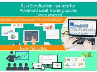 Excel Course in Delhi, 110006. Best Online Live Advanced Excel Training in Chennai by IIT Faculty , [ 100% Job in MNC]