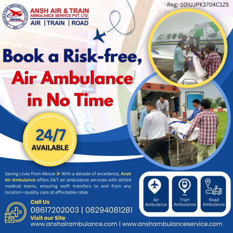 ansh-air-ambulance-service-in-siliguri-onboard-with-medical-assistance-big-0