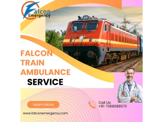 Falcon Emergency Train Ambulance in Patna have modern equipment