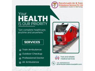 Panchmukhi Train Ambulance in Patna Offers the Medical Team to Patient for Safe Journey