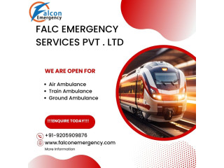 FALC Emergency Train Ambulance in Patna has a No.1 ventilator setup inside the Trains