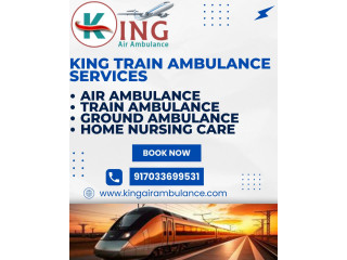 Book the King Train Ambulance service in Jamshedpur with emergency medical care