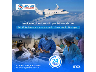 Opt Air Ambulance in Patna with Better Medical Aid by Sky Air Ambulance