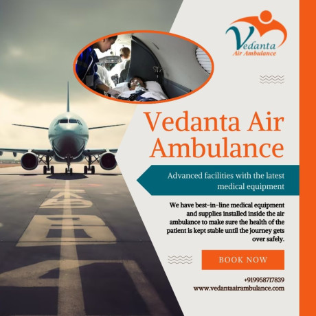 top-class-air-ambulance-with-a-qualified-medical-staff-from-kolkata-big-0