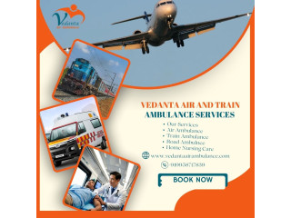 Vedanta Air Ambulance Service in Patna Carefully Transports Elderly Patients