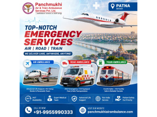 Panchmukhi Air Ambulance Service in Patna | Emergency Medical Transport Available 24/7 across the Country