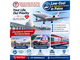 Panchmukhi Air Ambulance in Patna Prioritizes Comfort and Safety when Transferring Patients